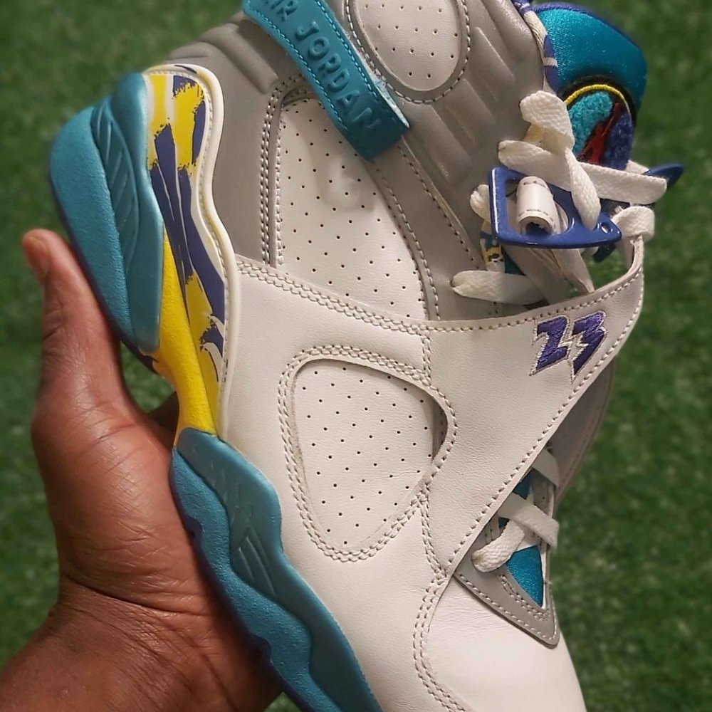 AIR JORDAN 8 RETRO "WHITE AQUA" 2019